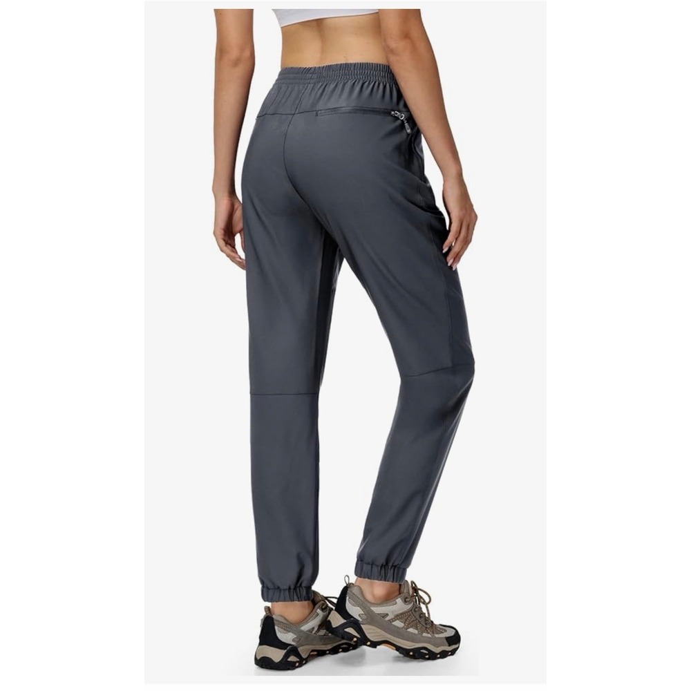 Haimont Womens Hiking Jogger Pants Water Resistant Cargo Pockets Dark Gray